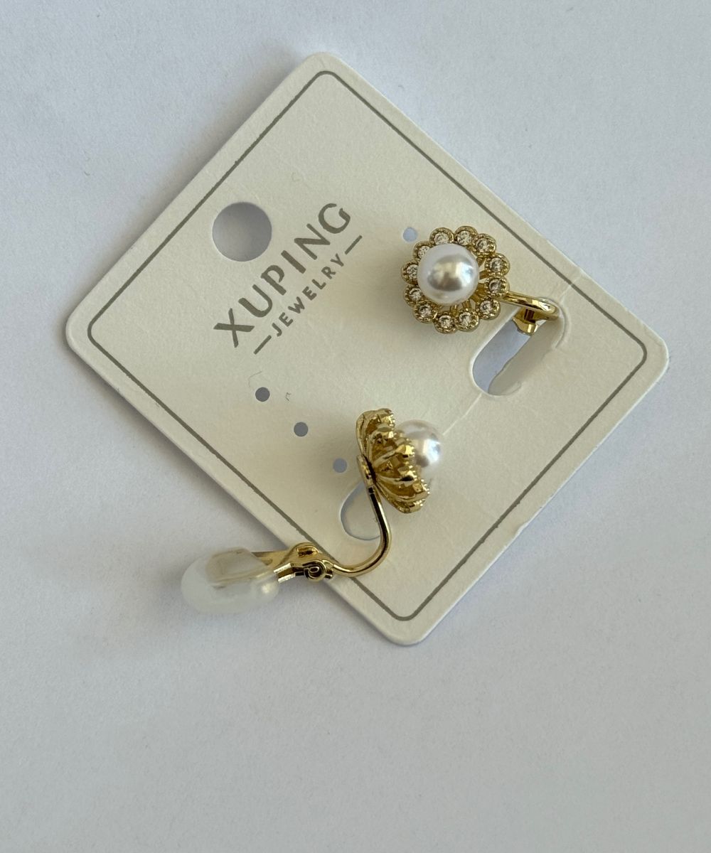 Xuping İnci Kıskaçlı Küpe