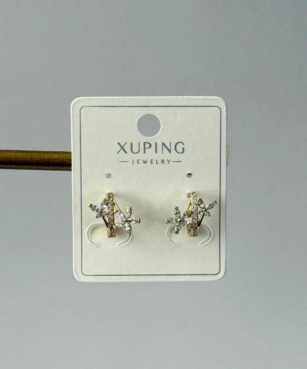 Xuping 2'Li Çiçek Küpe