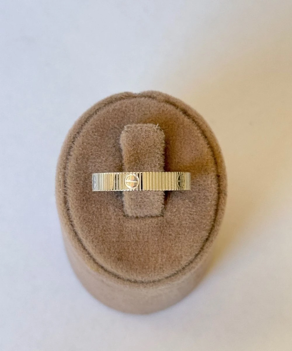 Çelik Crt Love Silver Numaralı Yüzük