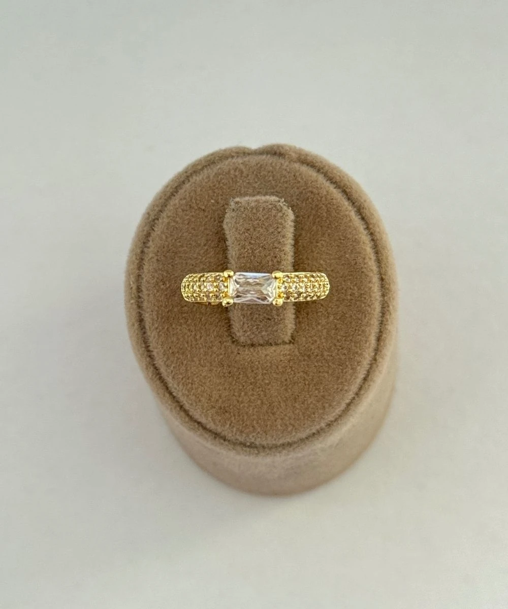 Vıp Baget Taşlı Ayarlamalı Yüzük