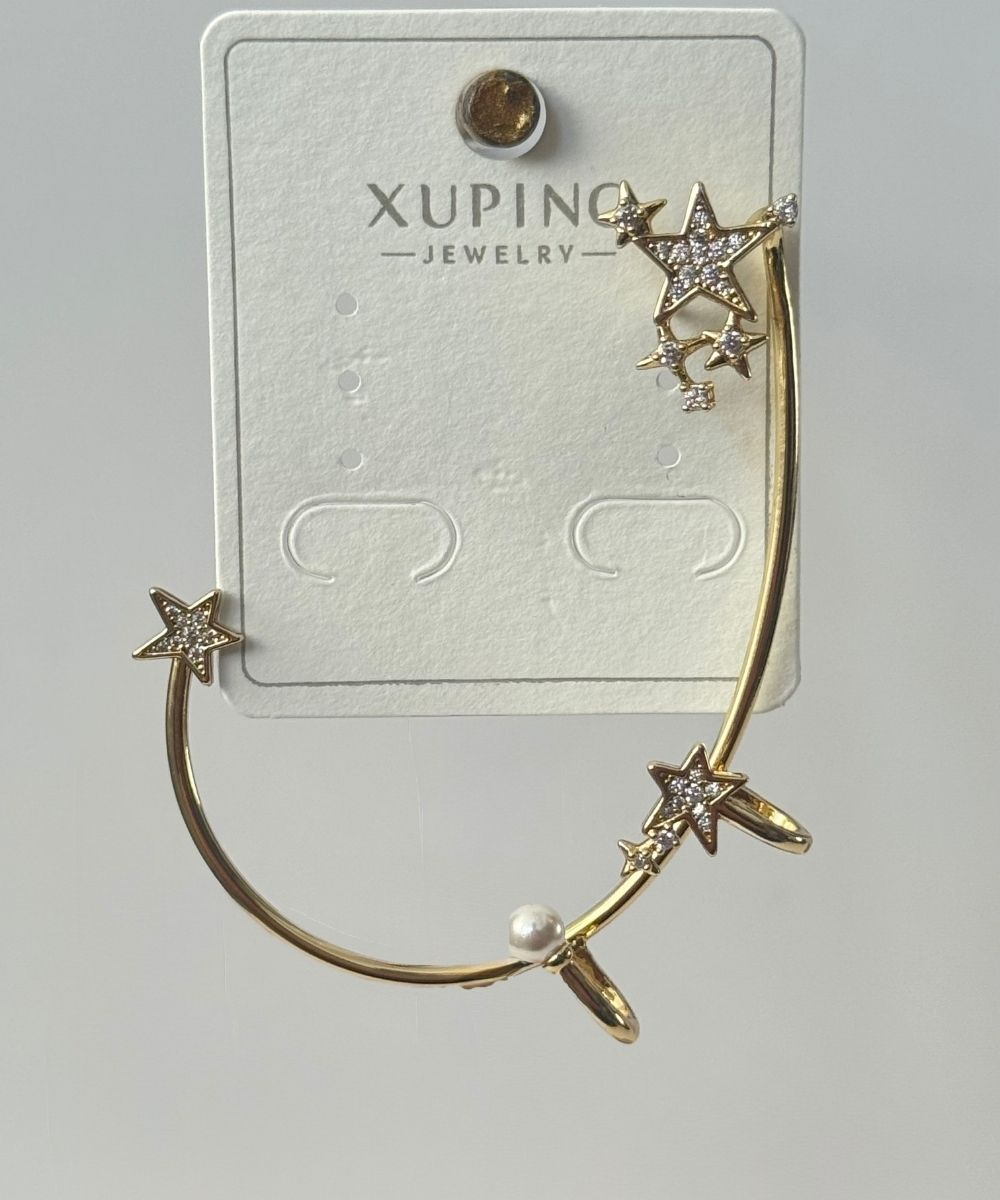 Xuping Yıldız Kayması Kıkırdak Küpe
