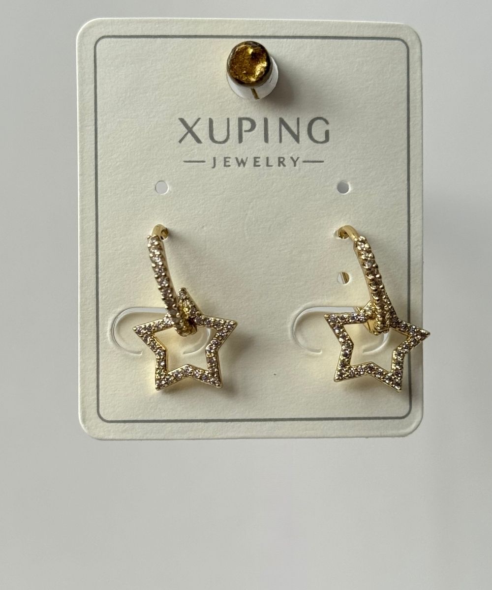 Xuping Sallanan Yıldız Küpe