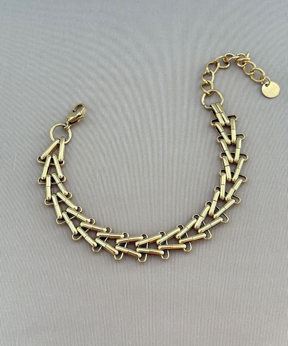 Çelik Şerit Ok Şekilli Bileklik