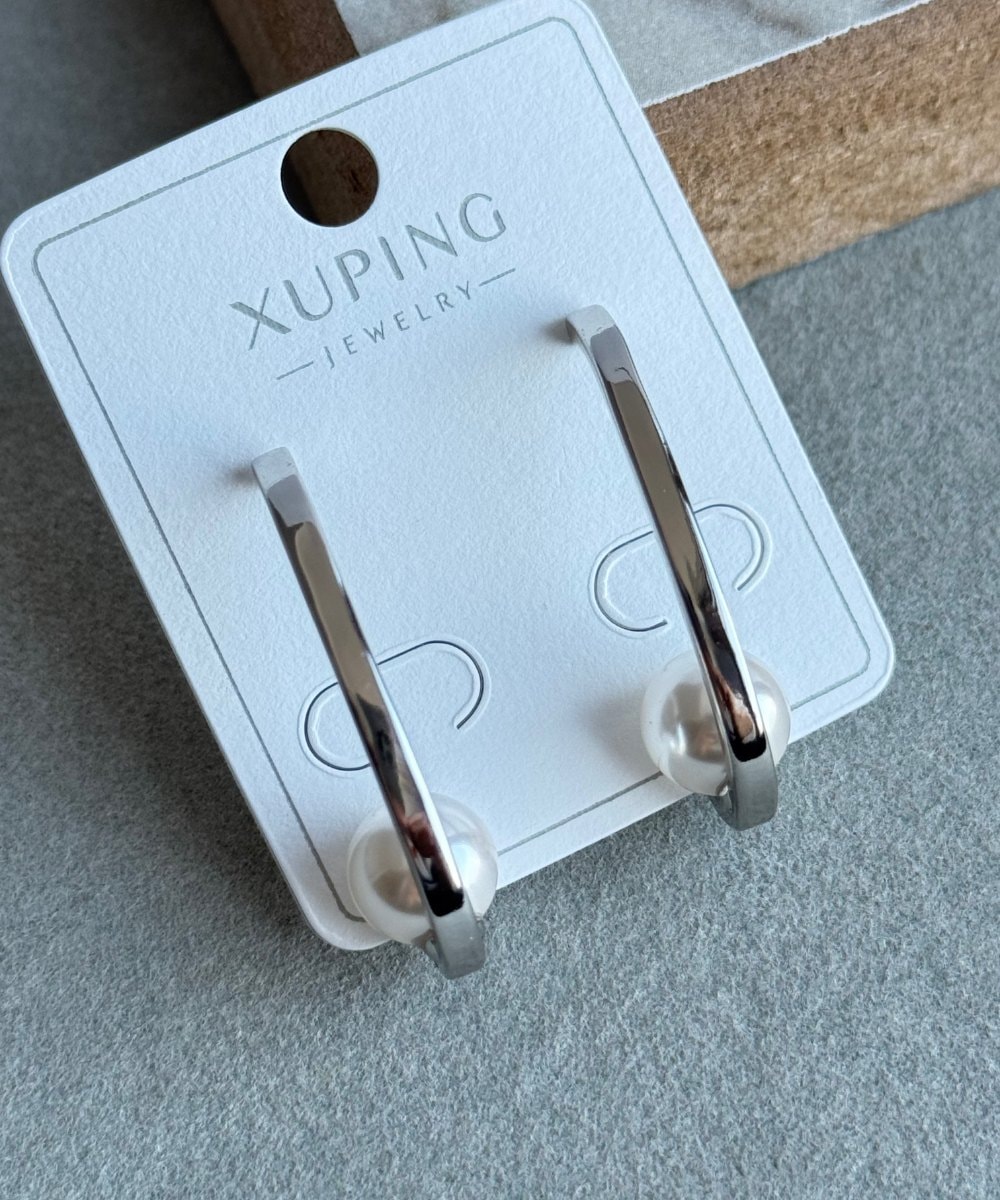 Xuping Keskin İncili Küpe
