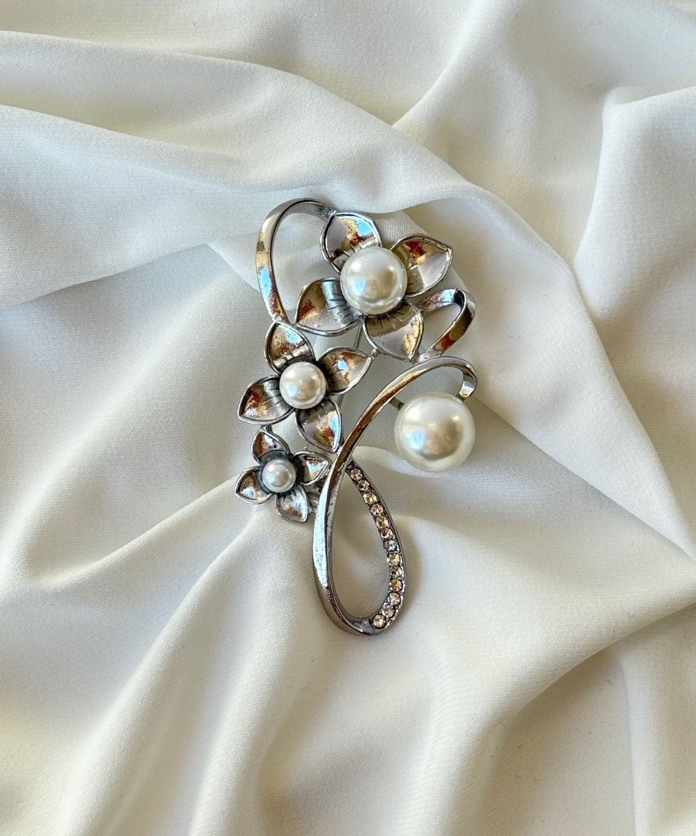 Vıp İnci Buket Broş