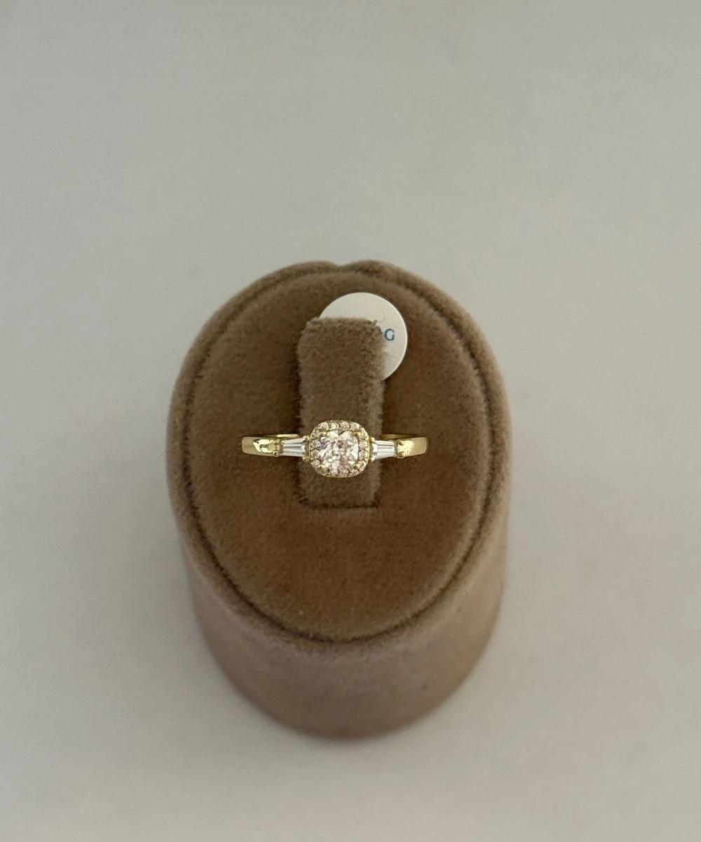 Xuping Baget Tektaş Numaralı Yüzük