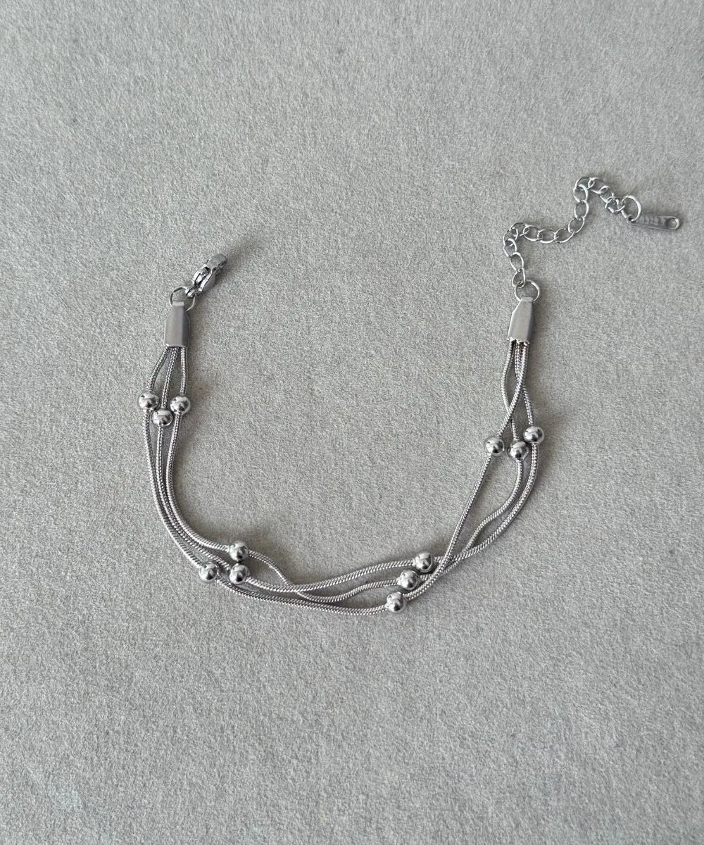 Çelik Dorika 3'Lü Silver Bileklik