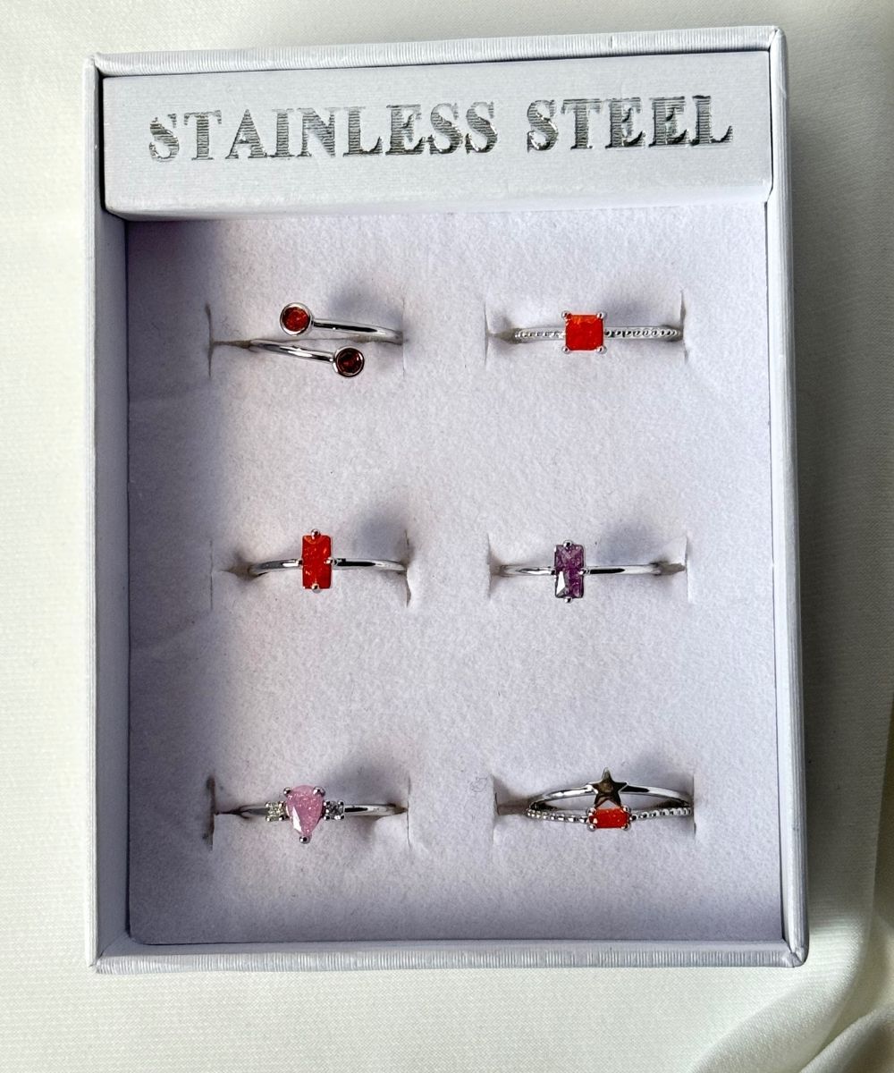 Pirinç 6'Lı  Ayarlamalı Yüzük