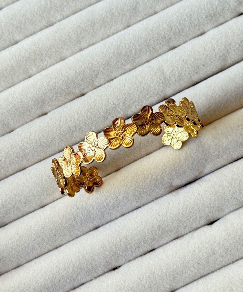 Çelik Minimal Papatya Kelepçe