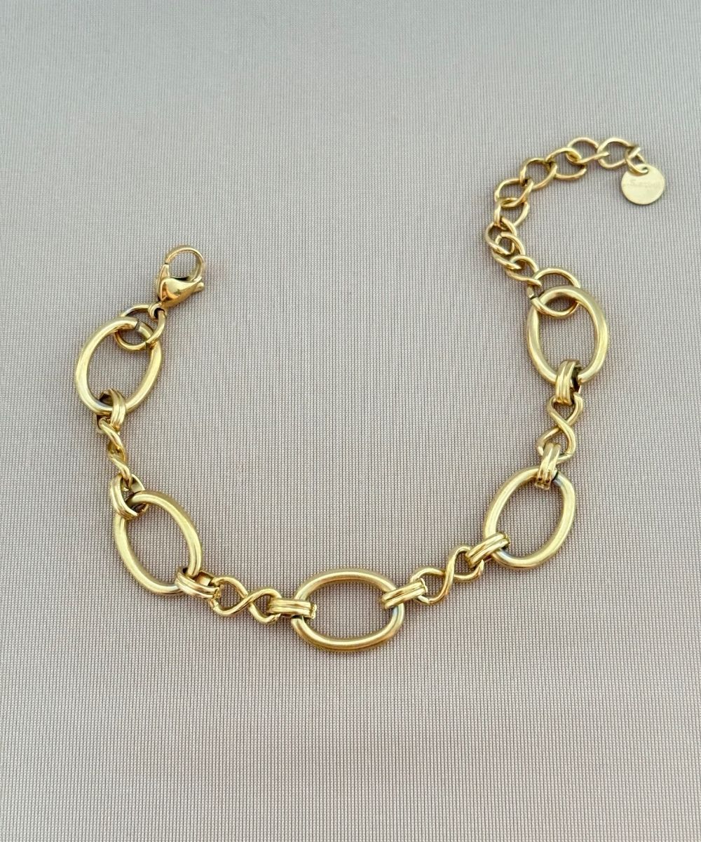 Çelik Halka Sonsuzluk Bileklik