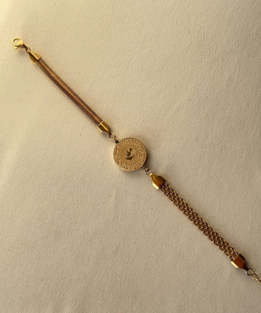 Çelik Yarı İtalyan Yarı Hasır Çeyreklik Bileklik