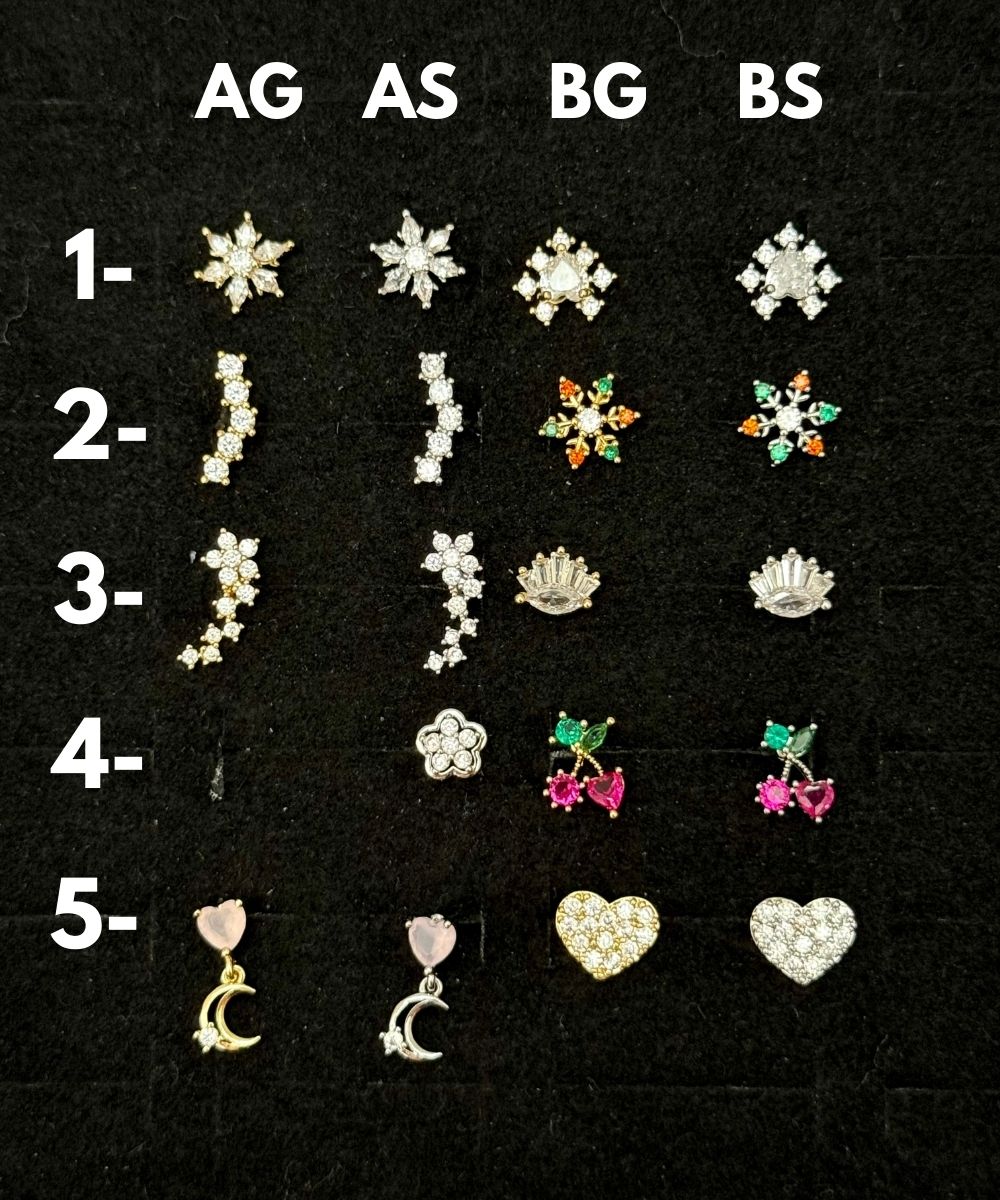 Çelik Decalra Tragus Piercing