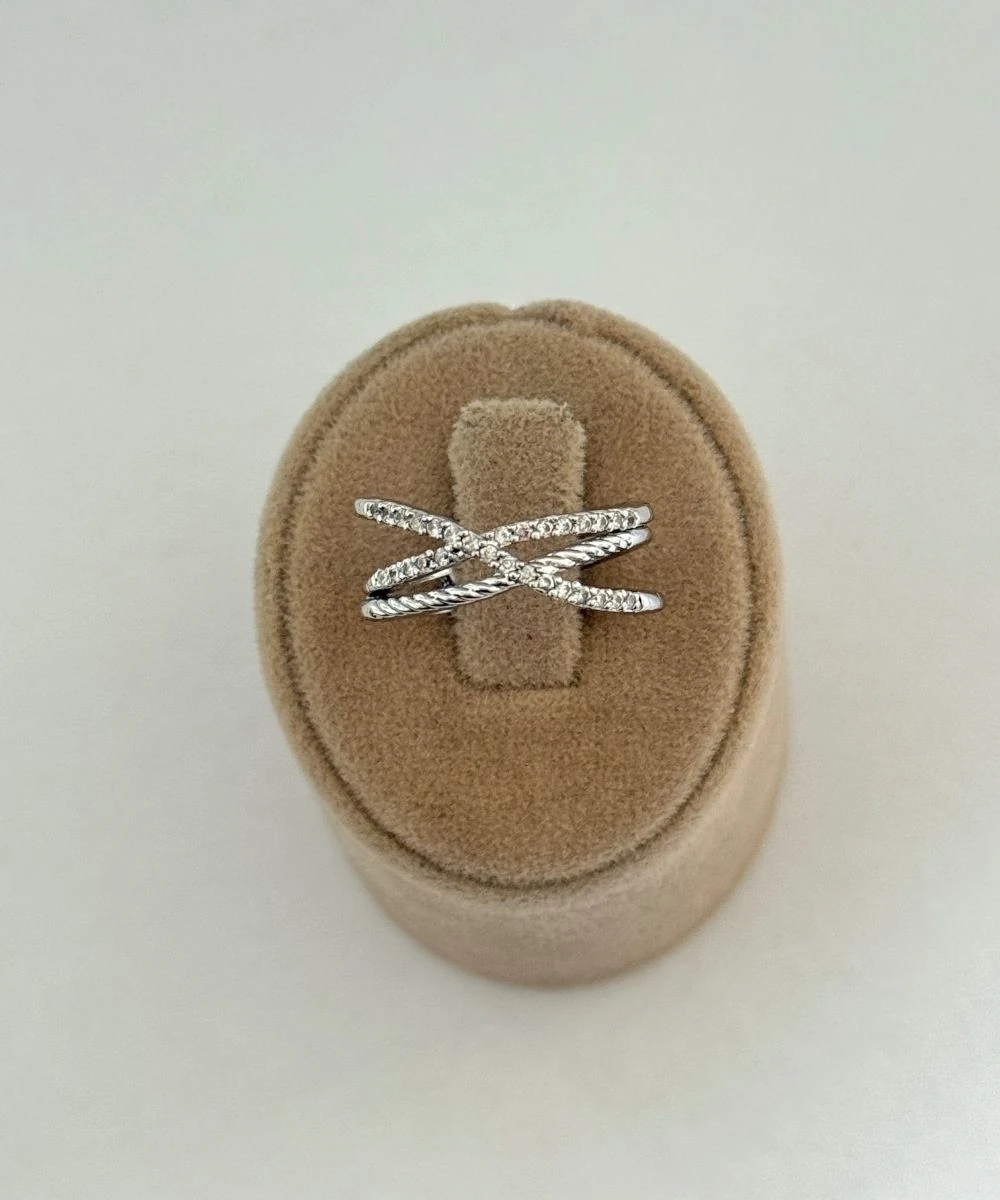 Vıp 3'Lü Şerit Ayarlamalı Yüzük