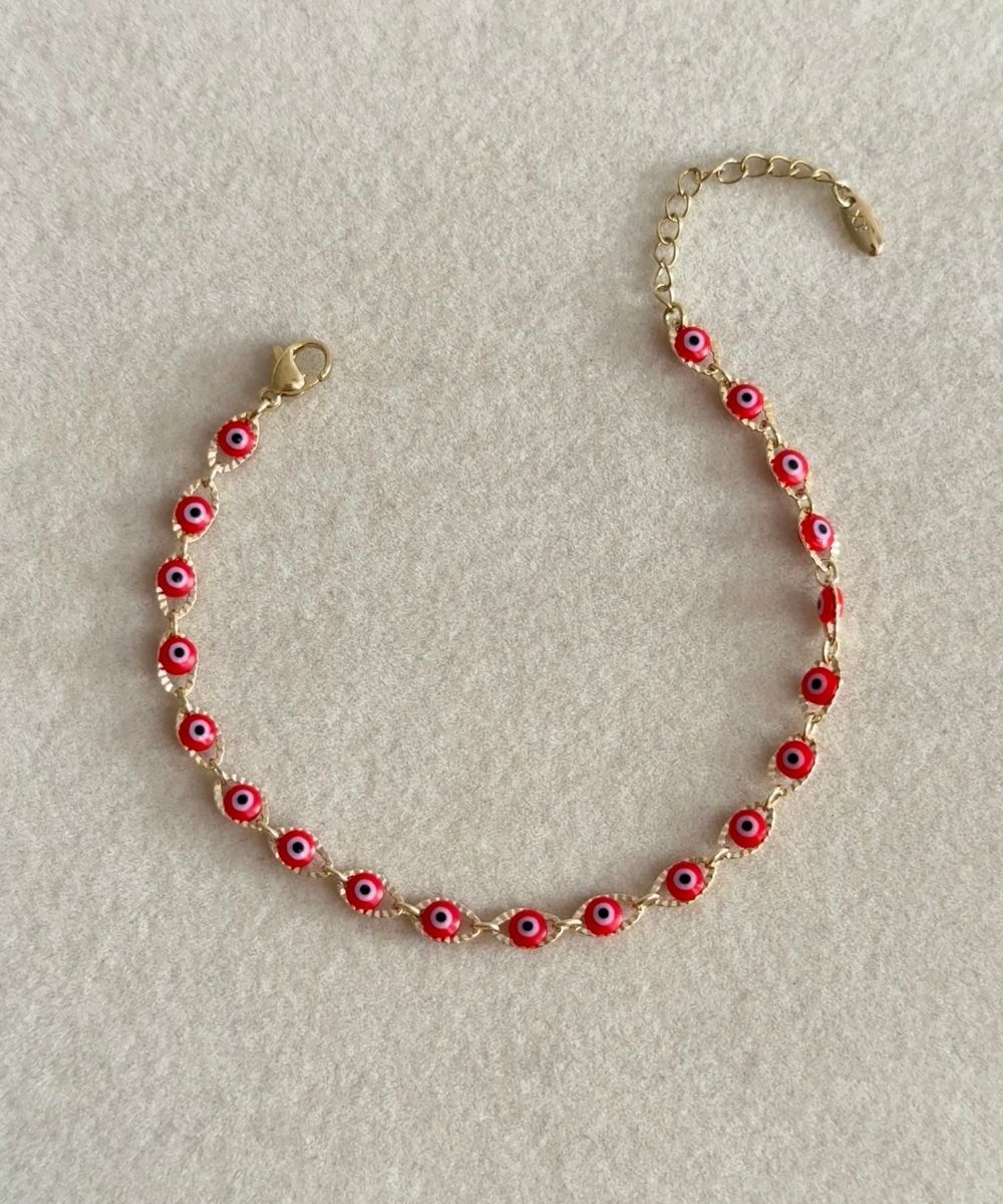 Xuping Kırmızı Nazar Boncuk Bileklik