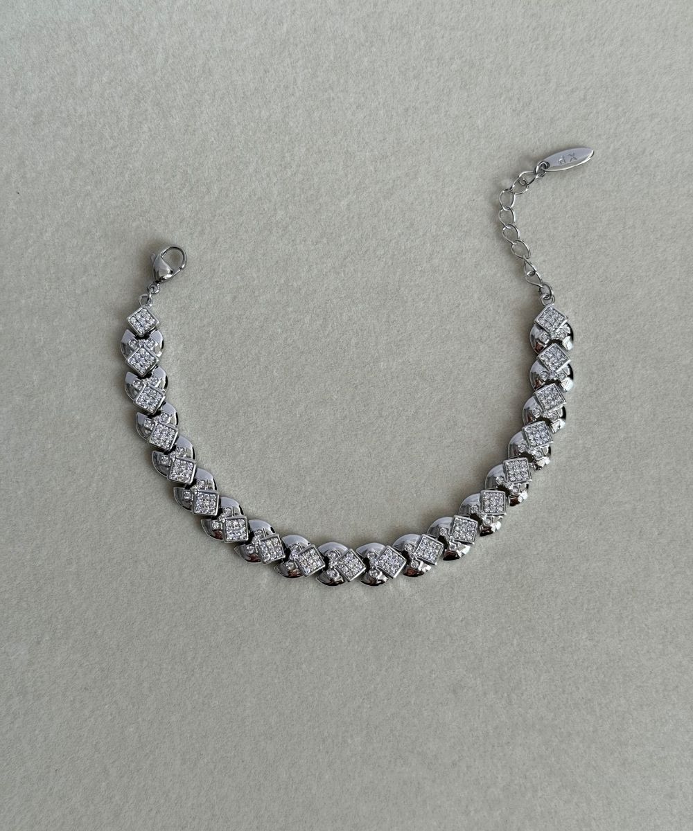 Xuping Shield Silver Bileklik