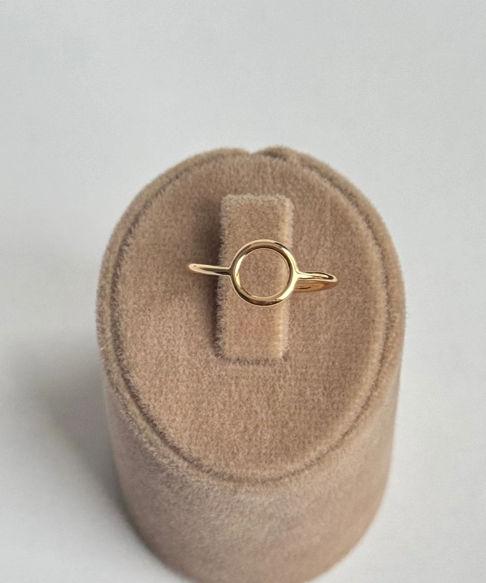 Pirinç Daire Yüzük