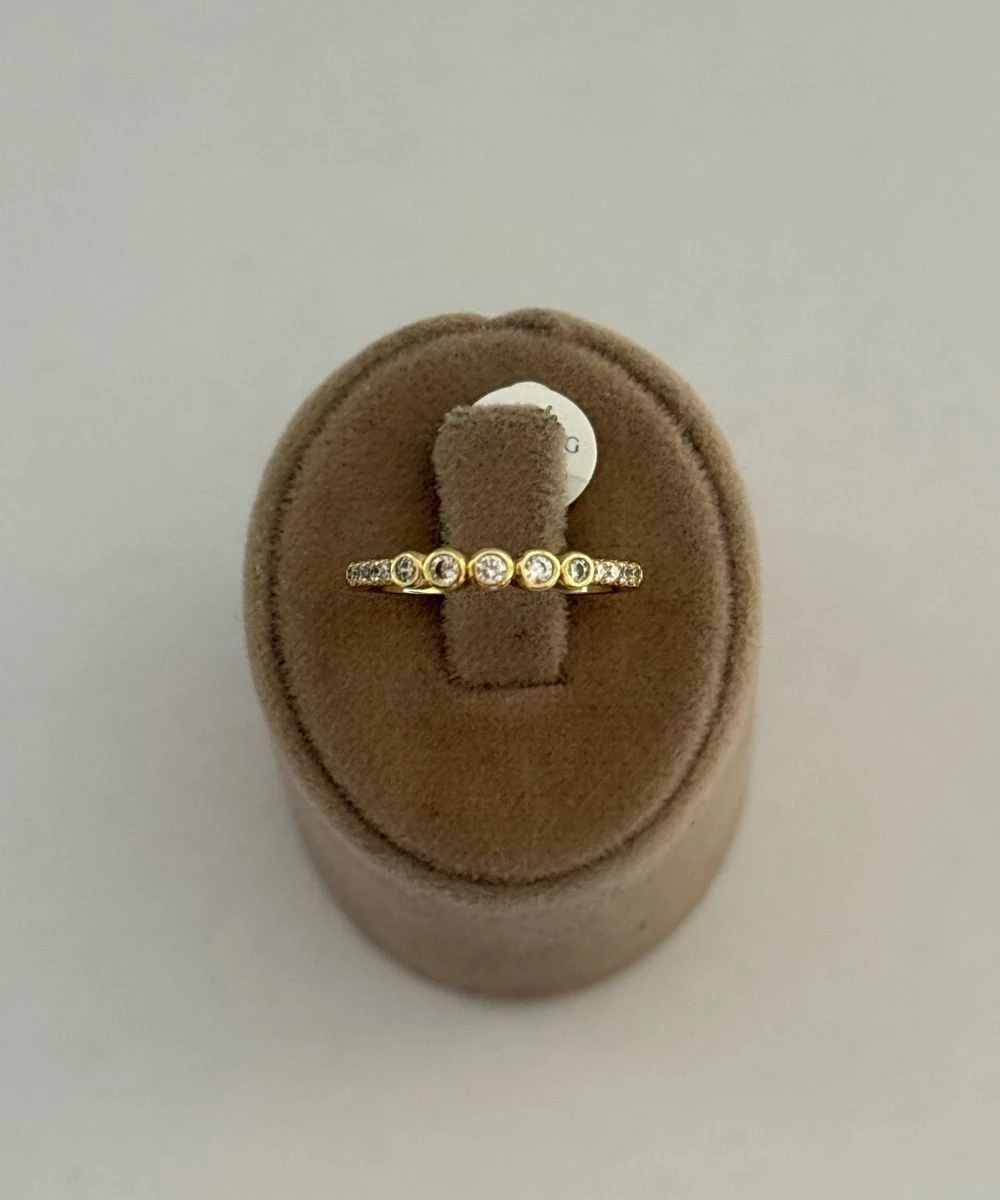 Xuping Minimal Beştaş Numaralı Yüzük