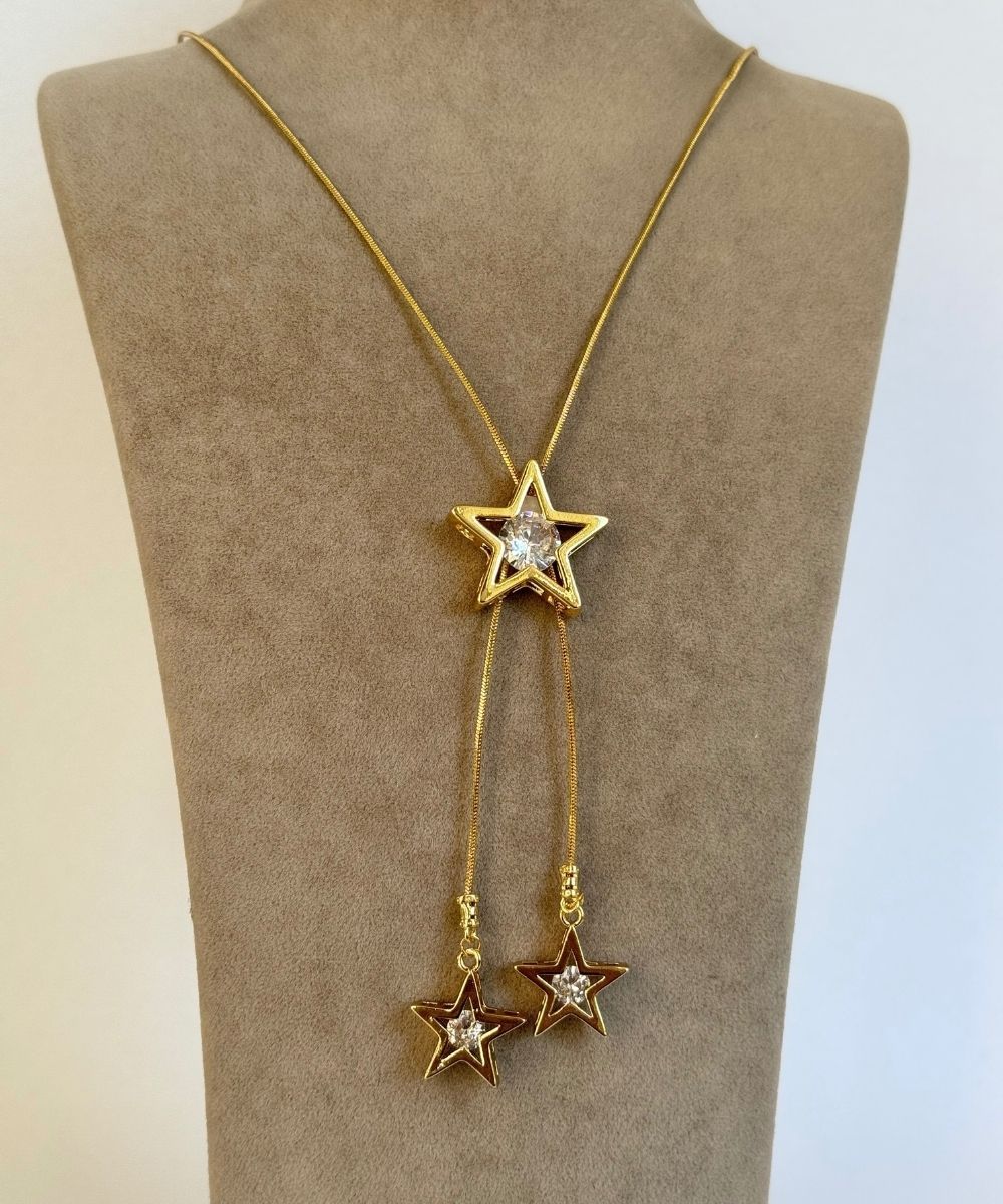 Vip Yıldız Asansörlü Kolye