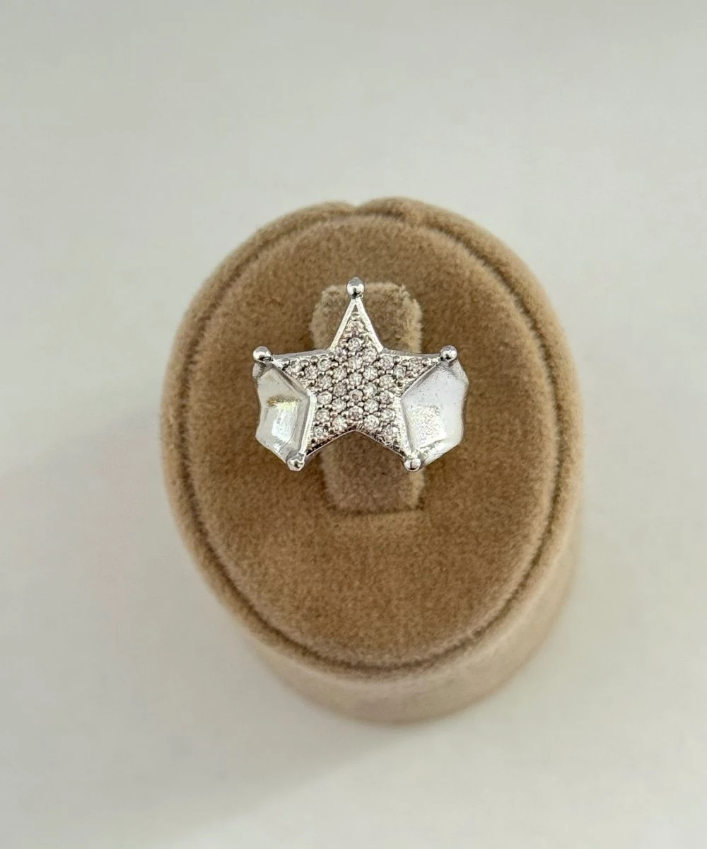 Vıp Yıldız Ayarlamalı Yüzük