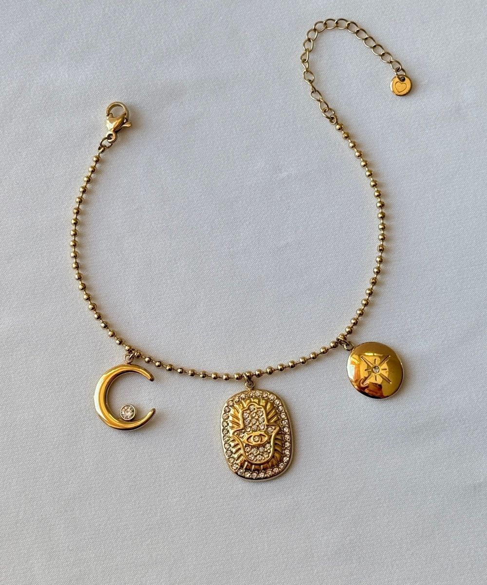 Çelik Ay Fatma Ana Eli Bileklik