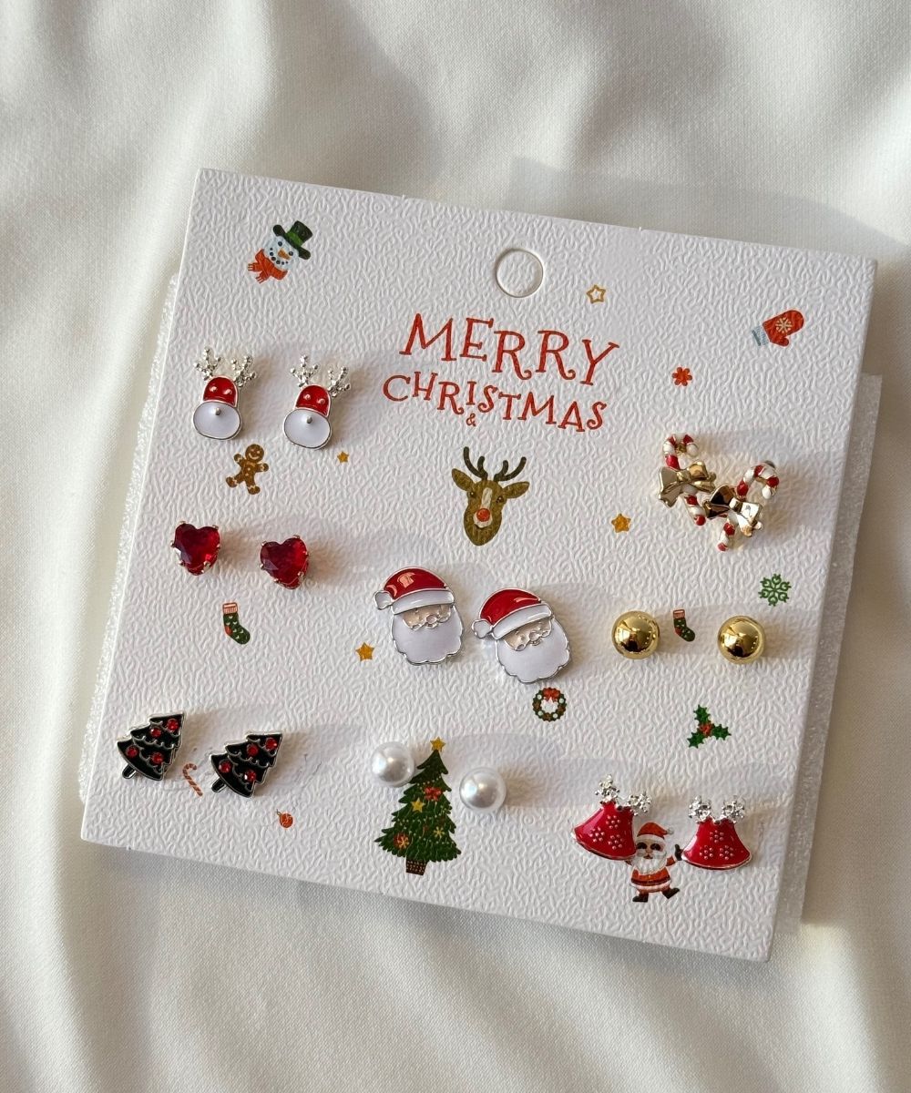 Bijuteri 14'Lü Noel Küpe