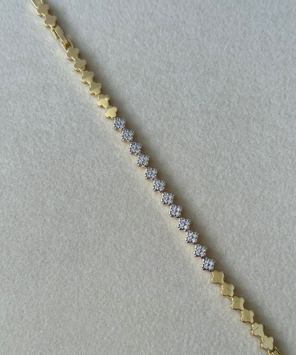 Ysx Yonca Taşlı Bileklik