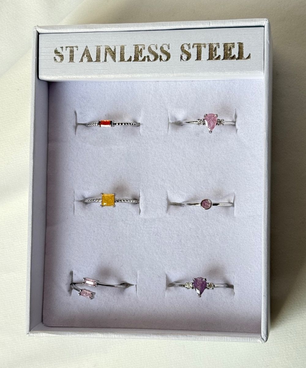 Pirinç 6'Lı  Ayarlamalı Yüzük