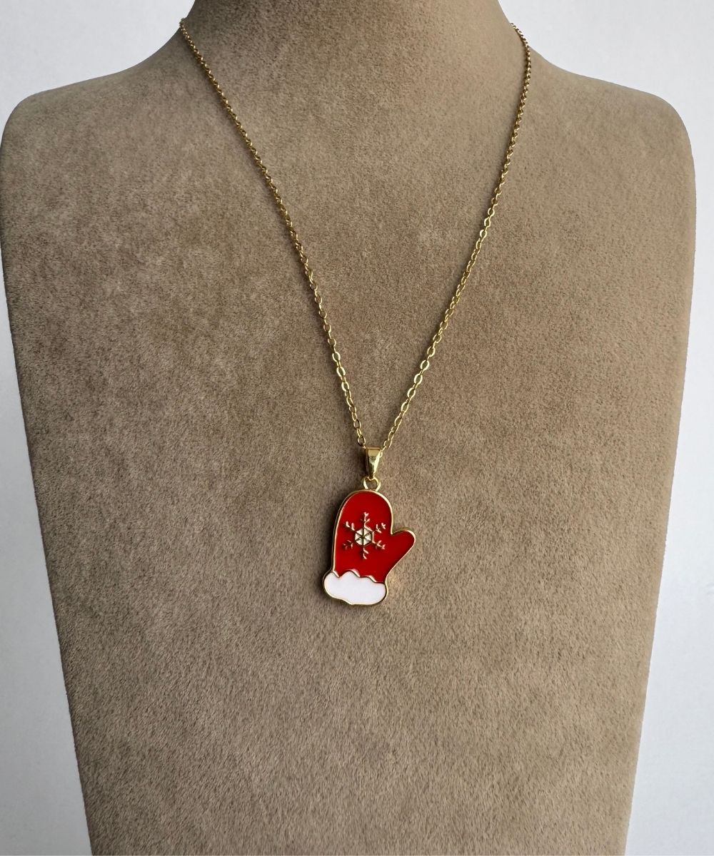 Çelik Yılbaşı Eldiven Kolye