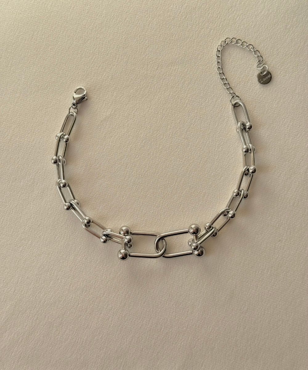 Çelik Tfny İç İçe Ray Bileklik