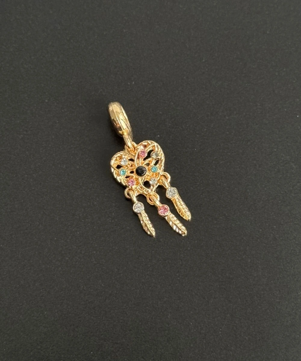 Pndr Renkli Kalp Charm
