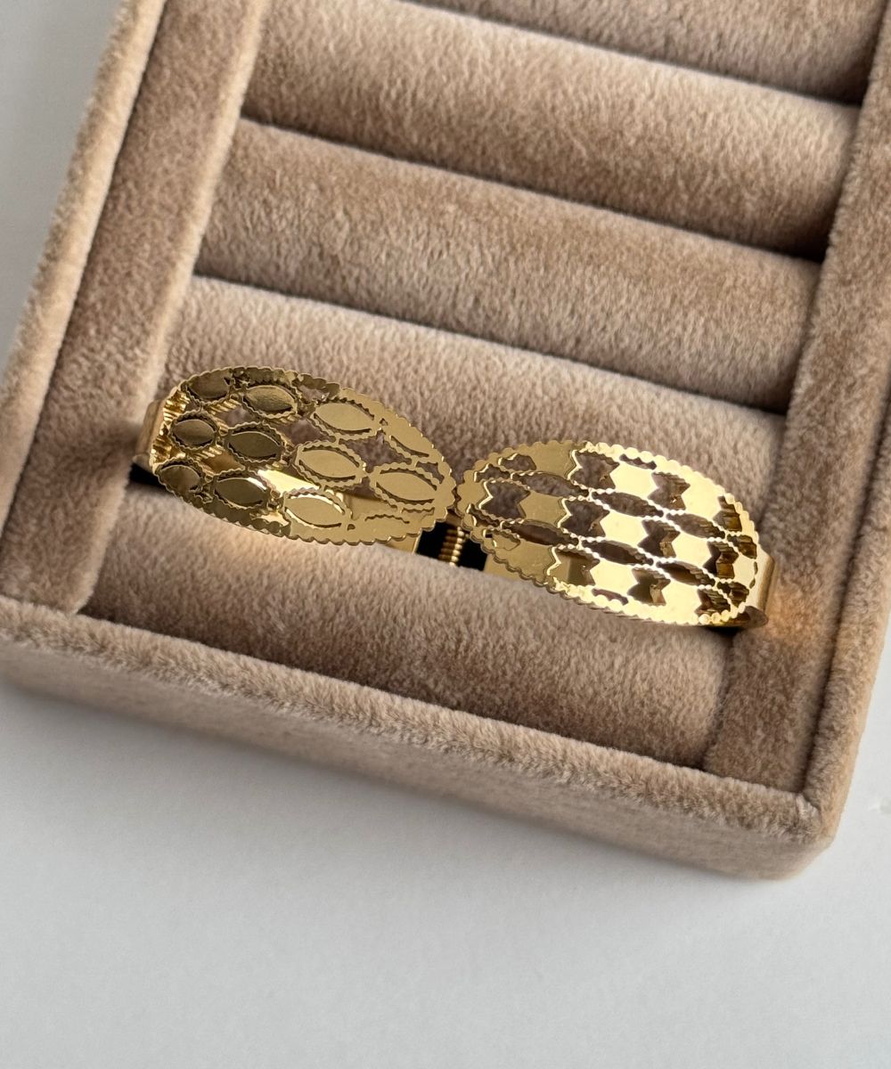 Çelik Oval Vintage Kelepçe