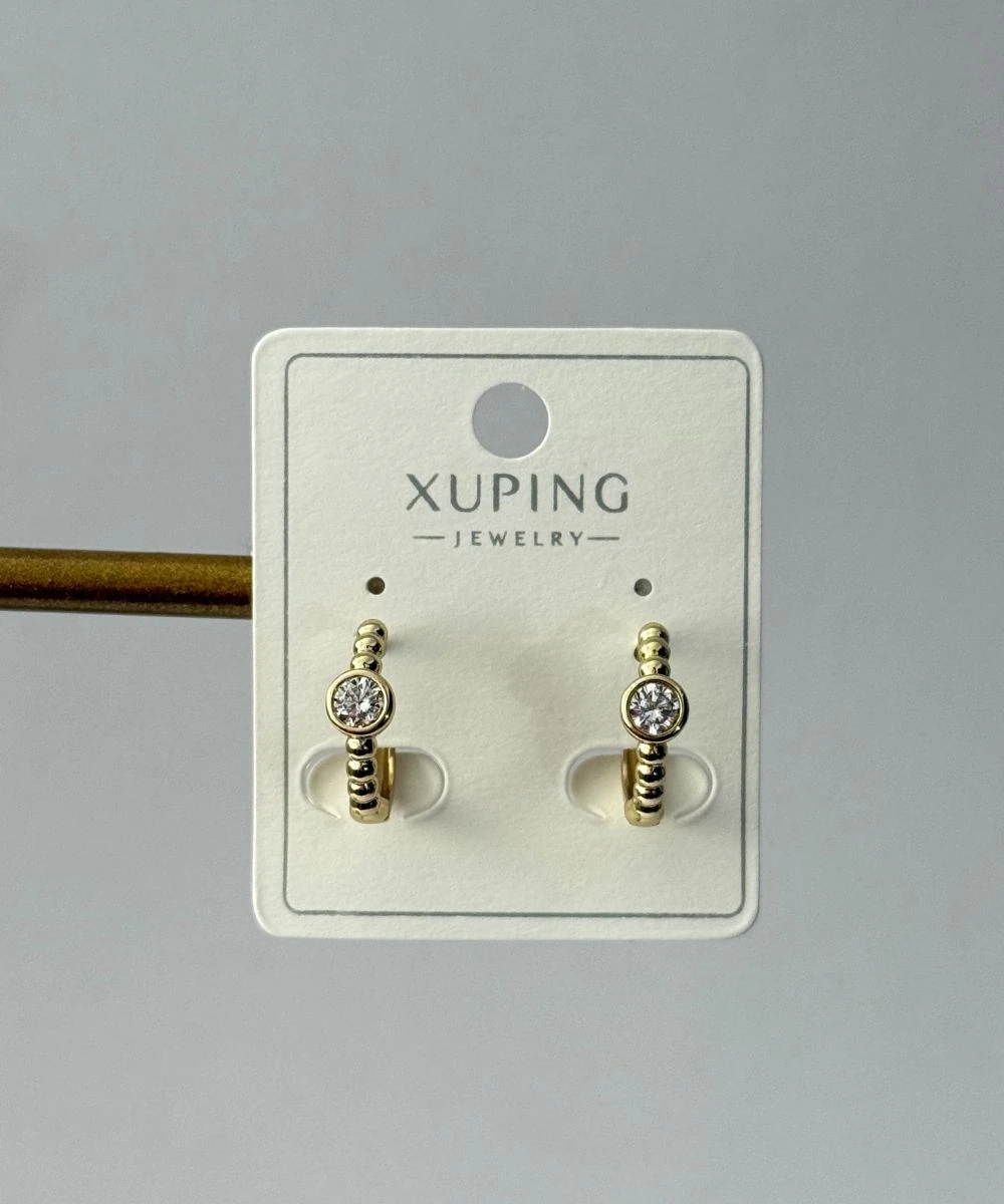 Xuping 2'Li Tektaş Küpe