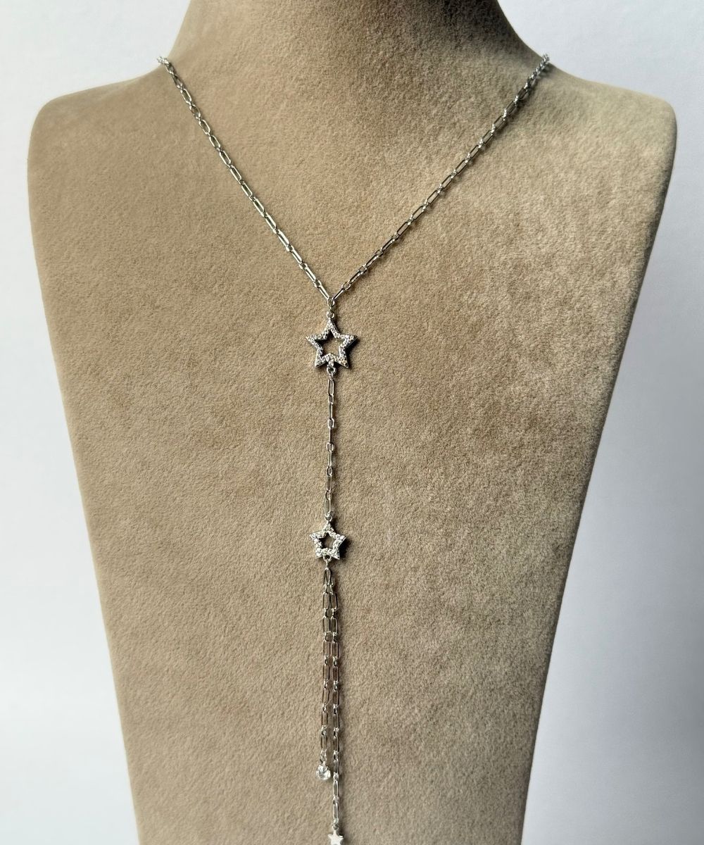 Vıp 2'Li Yıldız Y Kolye