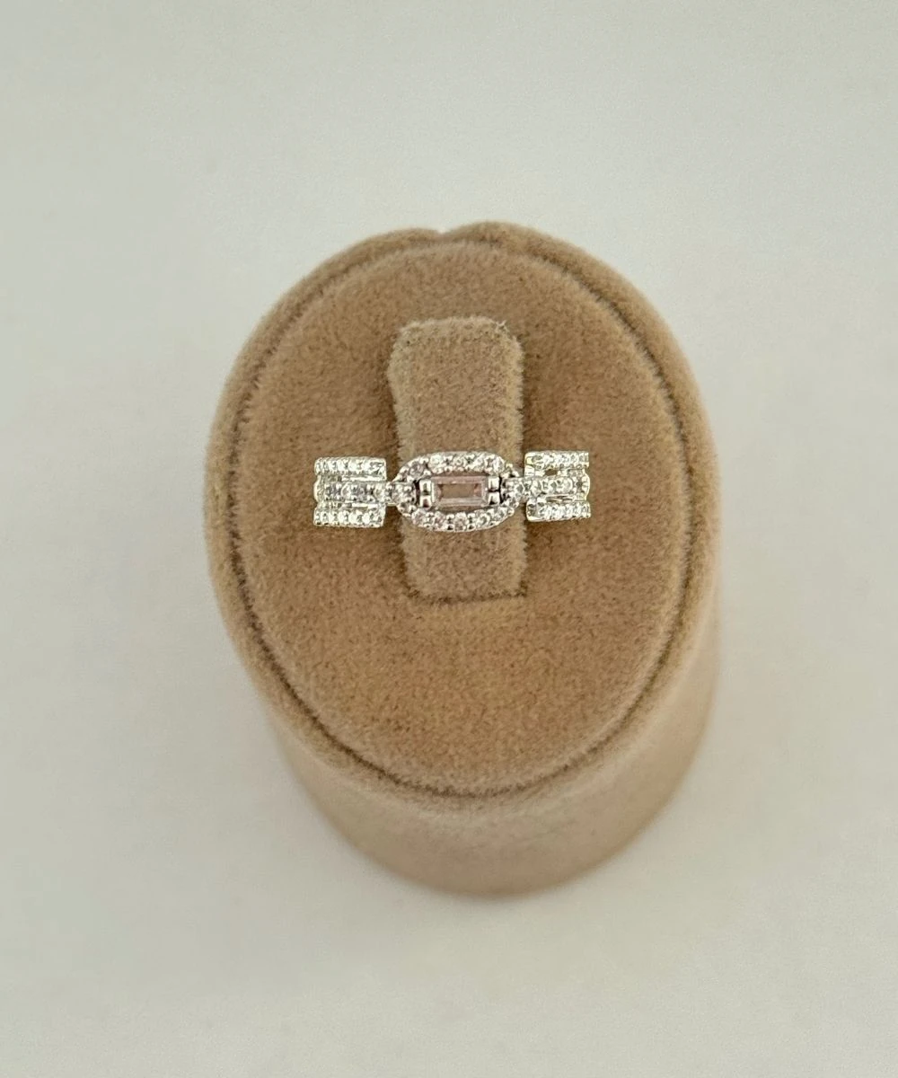 Vıp Baget Taşlı Ayarlamalı Yüzük