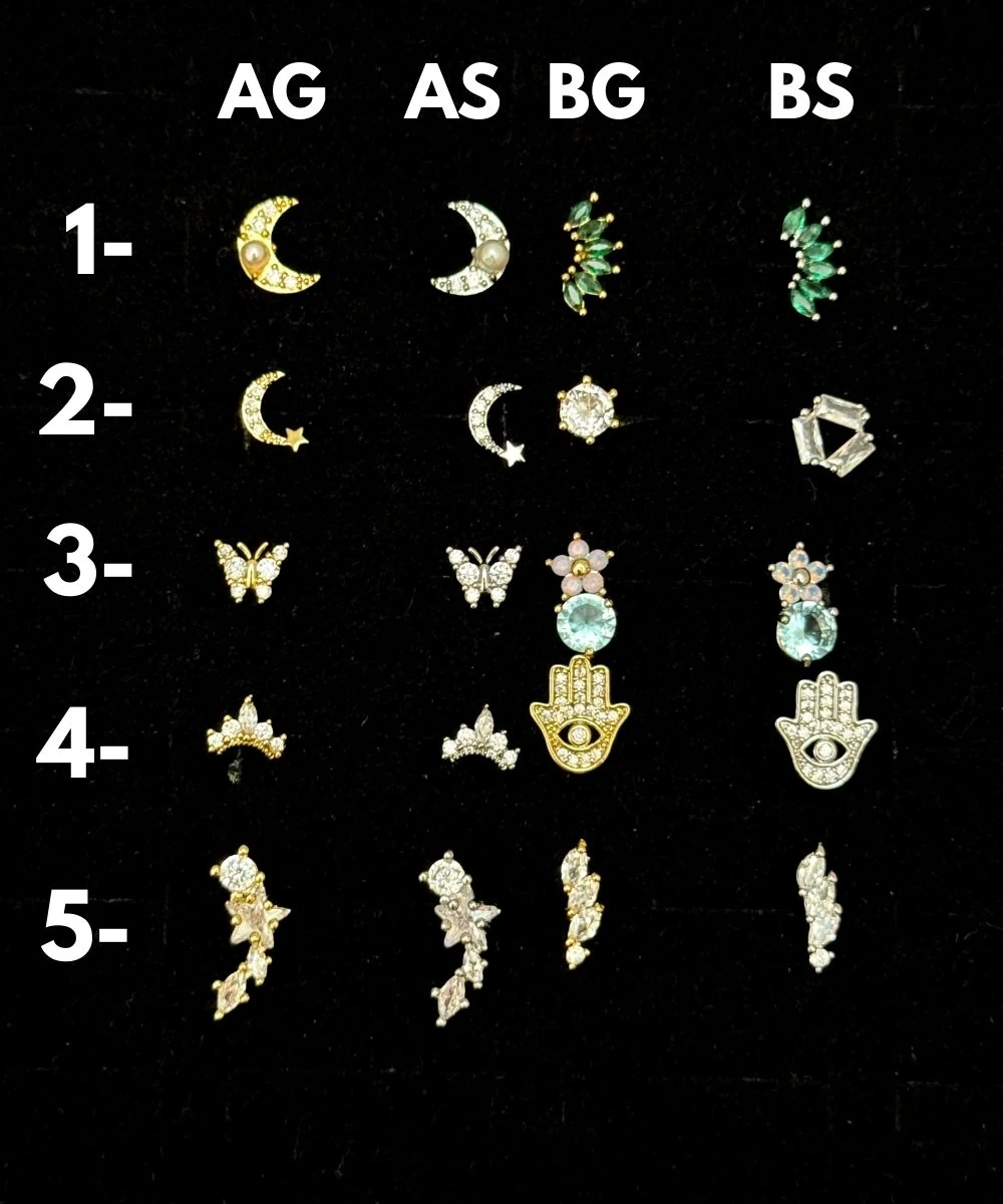 Çelik Decaura Tragus Piercing