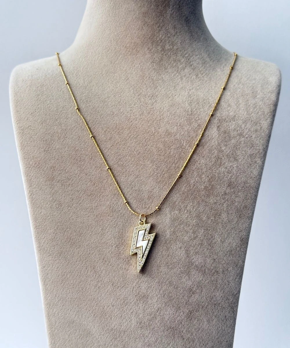 Çelik  Flash Gold Kolye