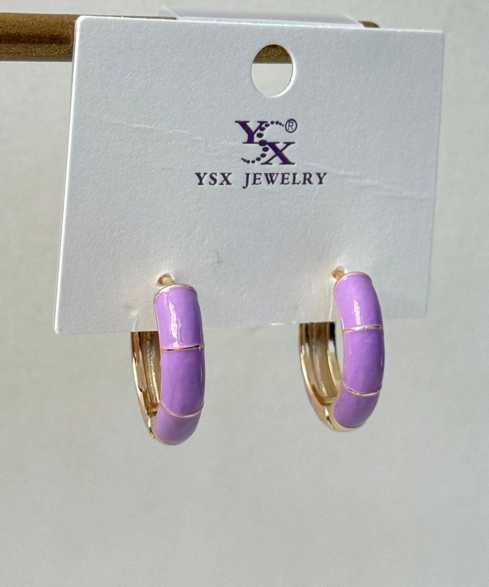 Ysx Mor Halka Küpe