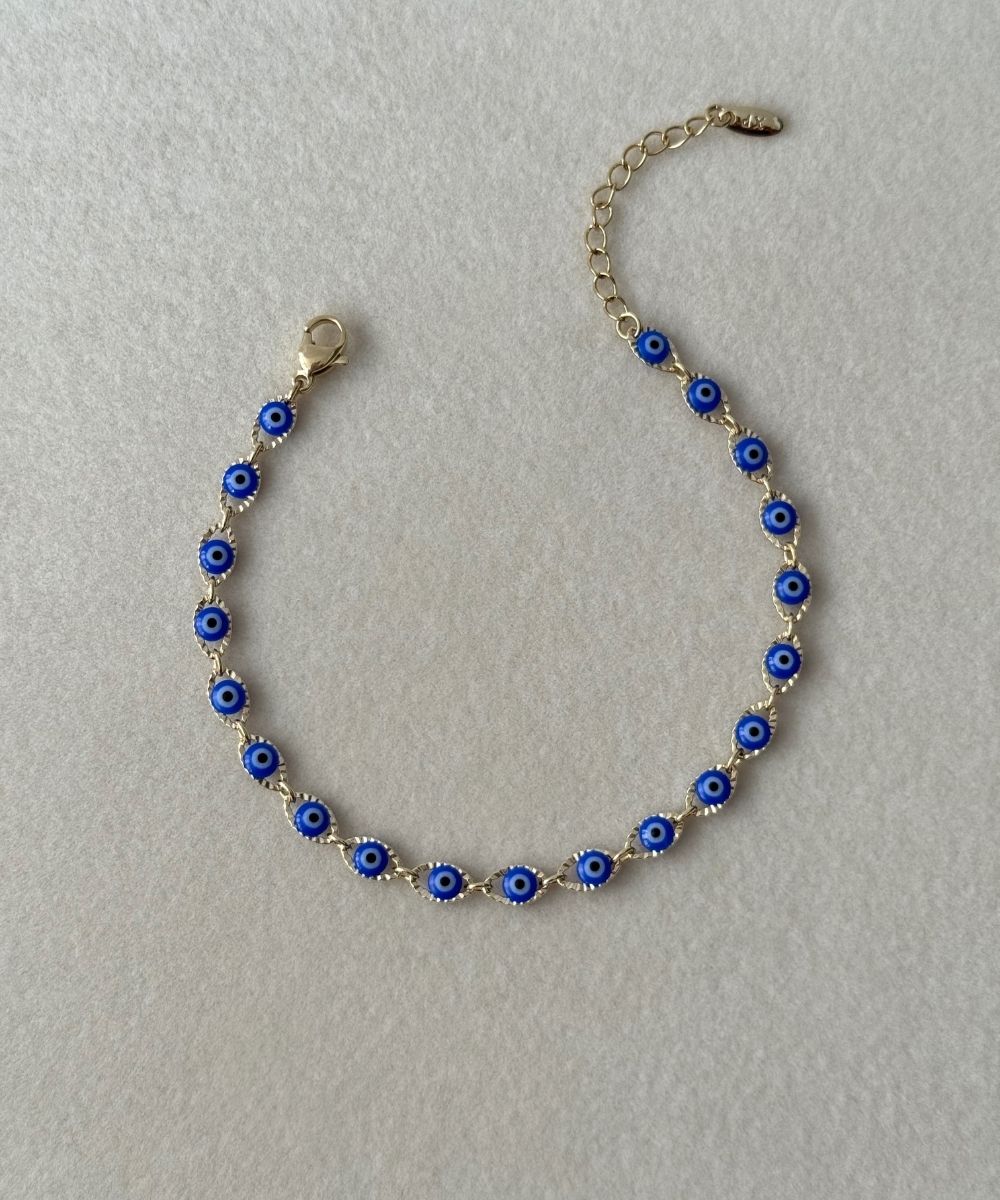 Xuping Mavi Nazarlık Gold Bileklik