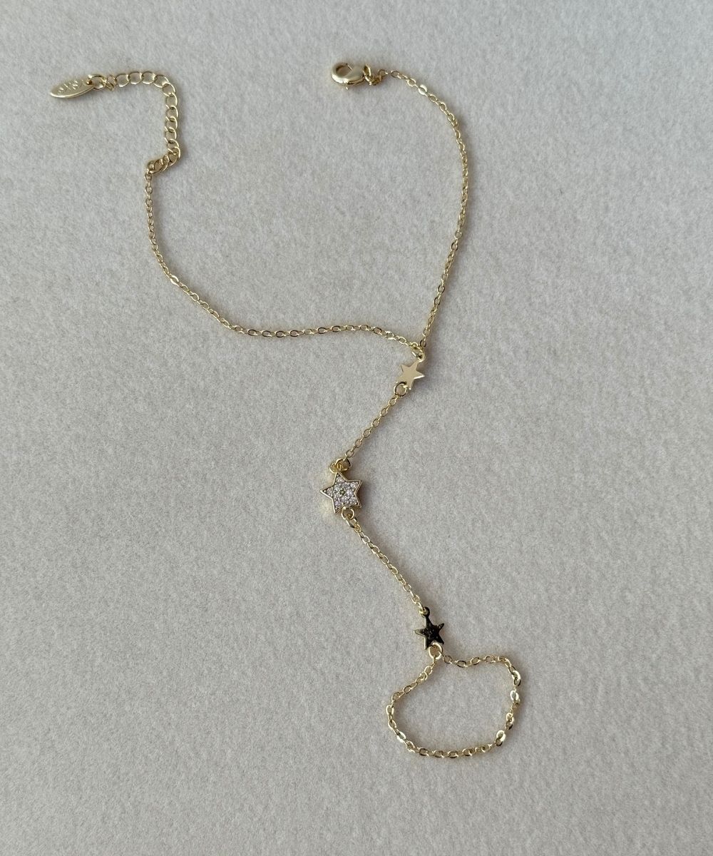 Ysx Yıldız Taşlı Gold Şahmeran