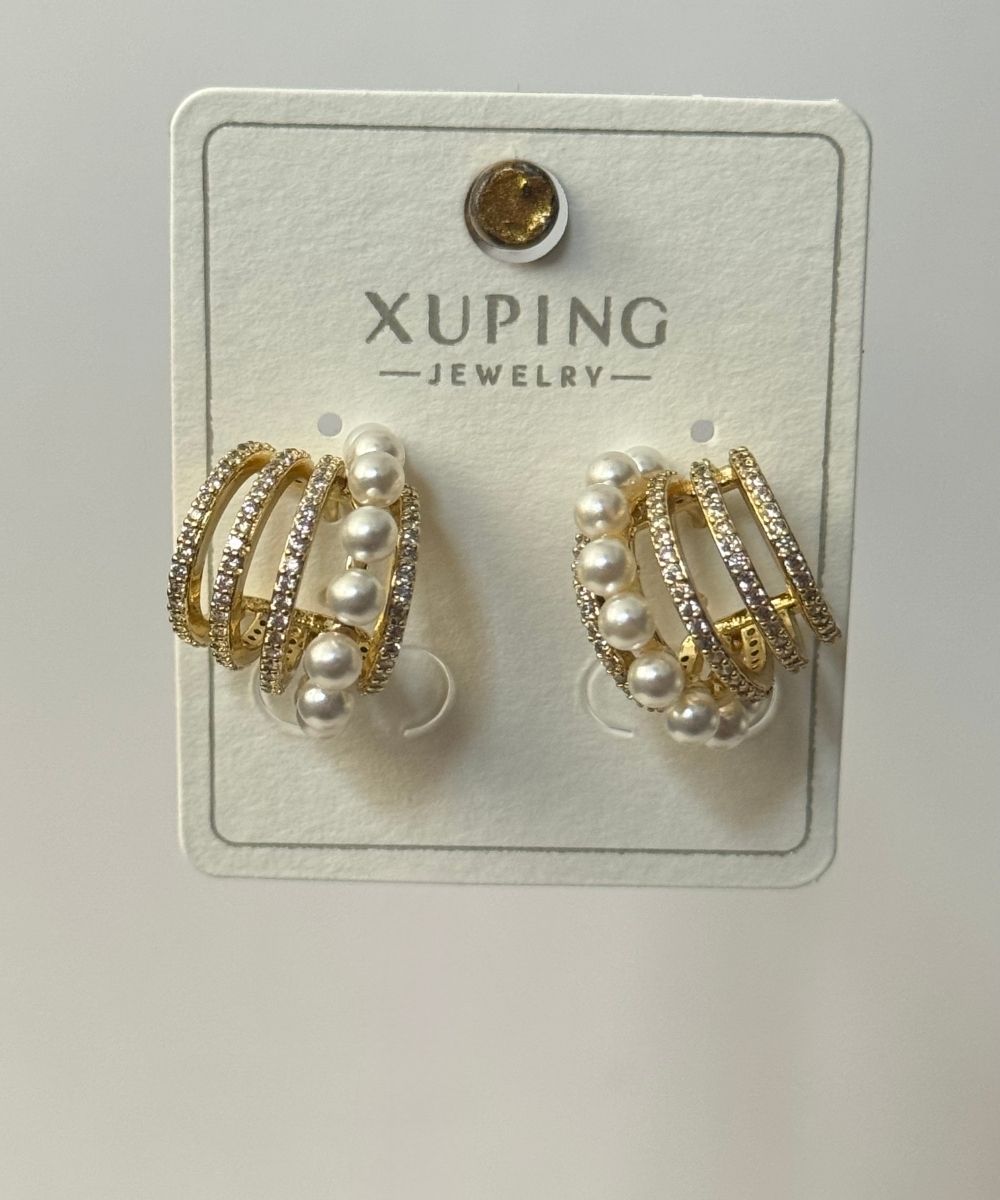 Xuping İncili Kıkırdak Küpe