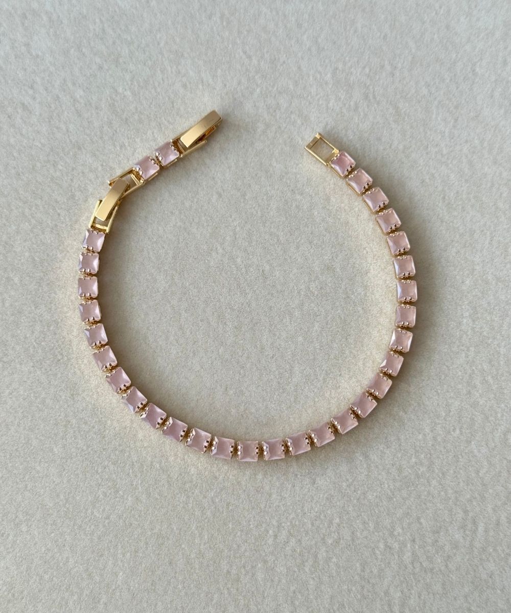 Çelik Pembe Suyolu Bileklik