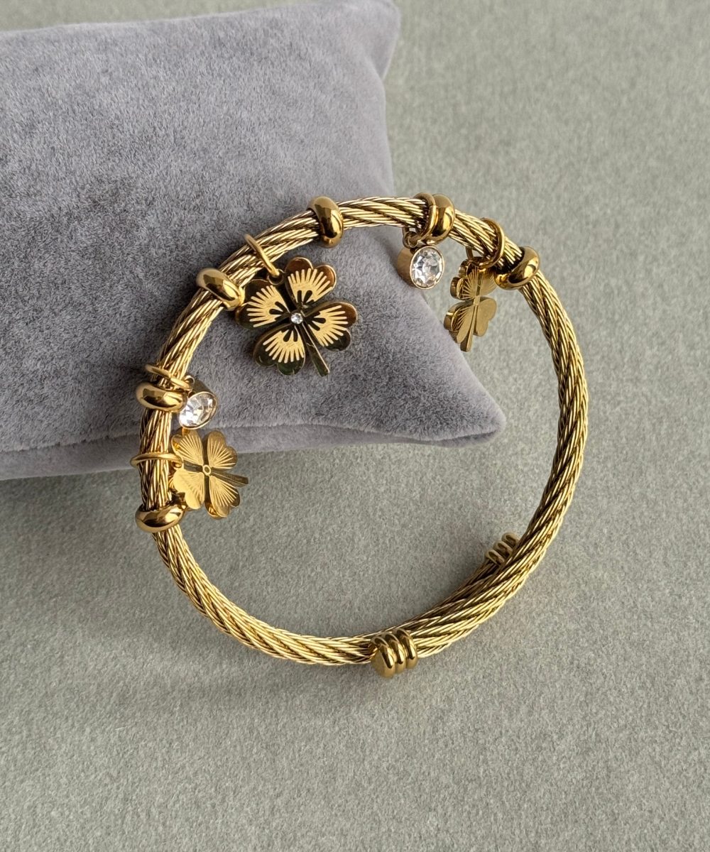 Çelik  Yonca Hasır Kordon Kelepçe