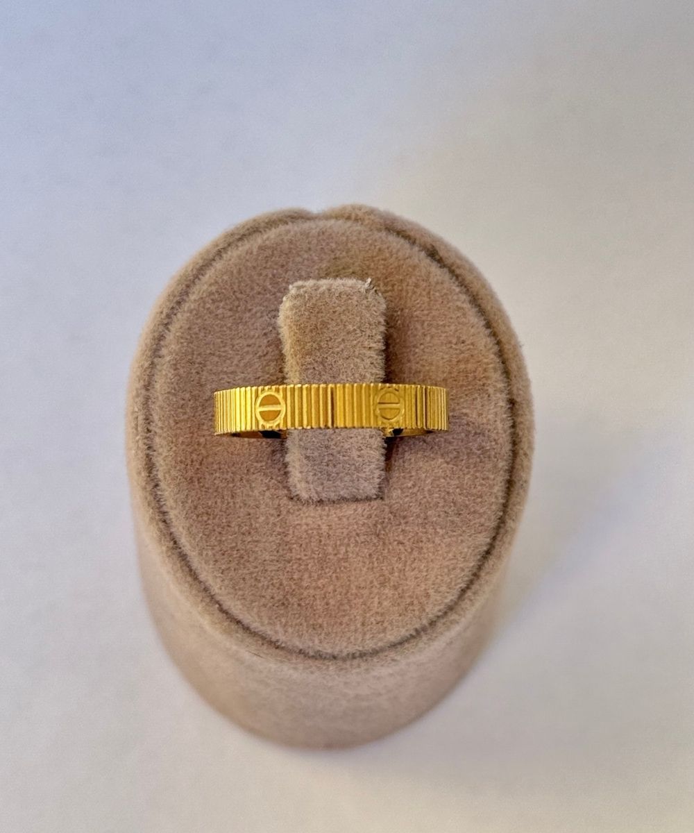 Çelik Crt Love Numaralı Yüzük