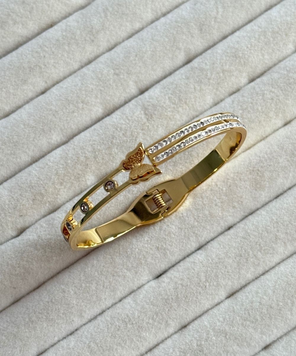 Çelik Taşlı 2'Li Şeritli Kelebek Kelepçe