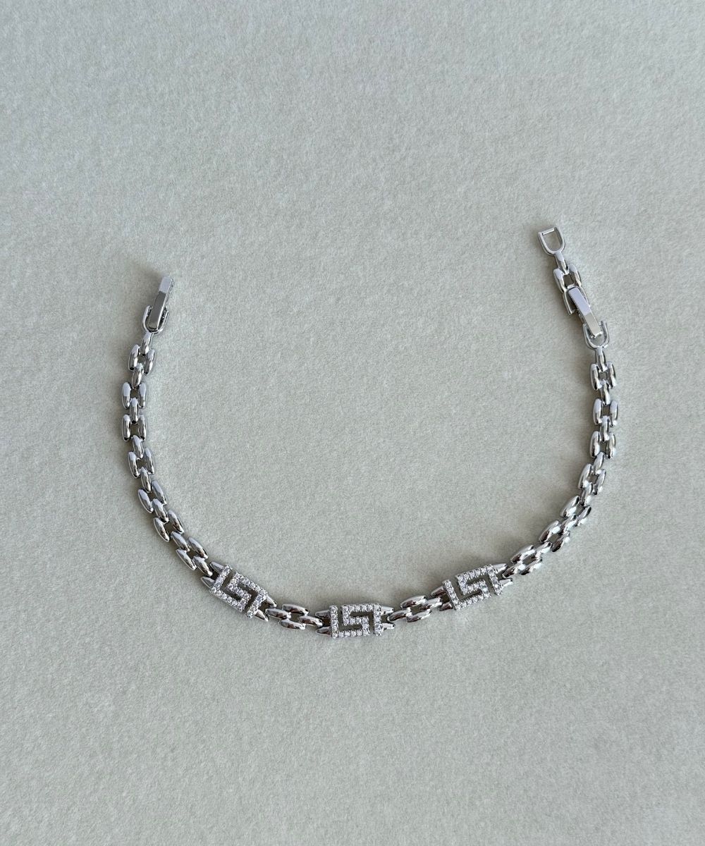 Xuping Labirent Silver Bileklik