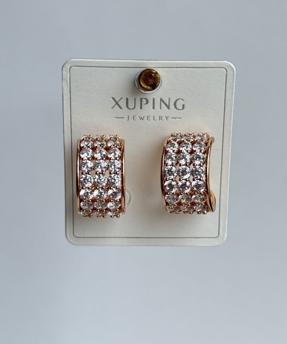 Xuping Full Taşlı  Küpe