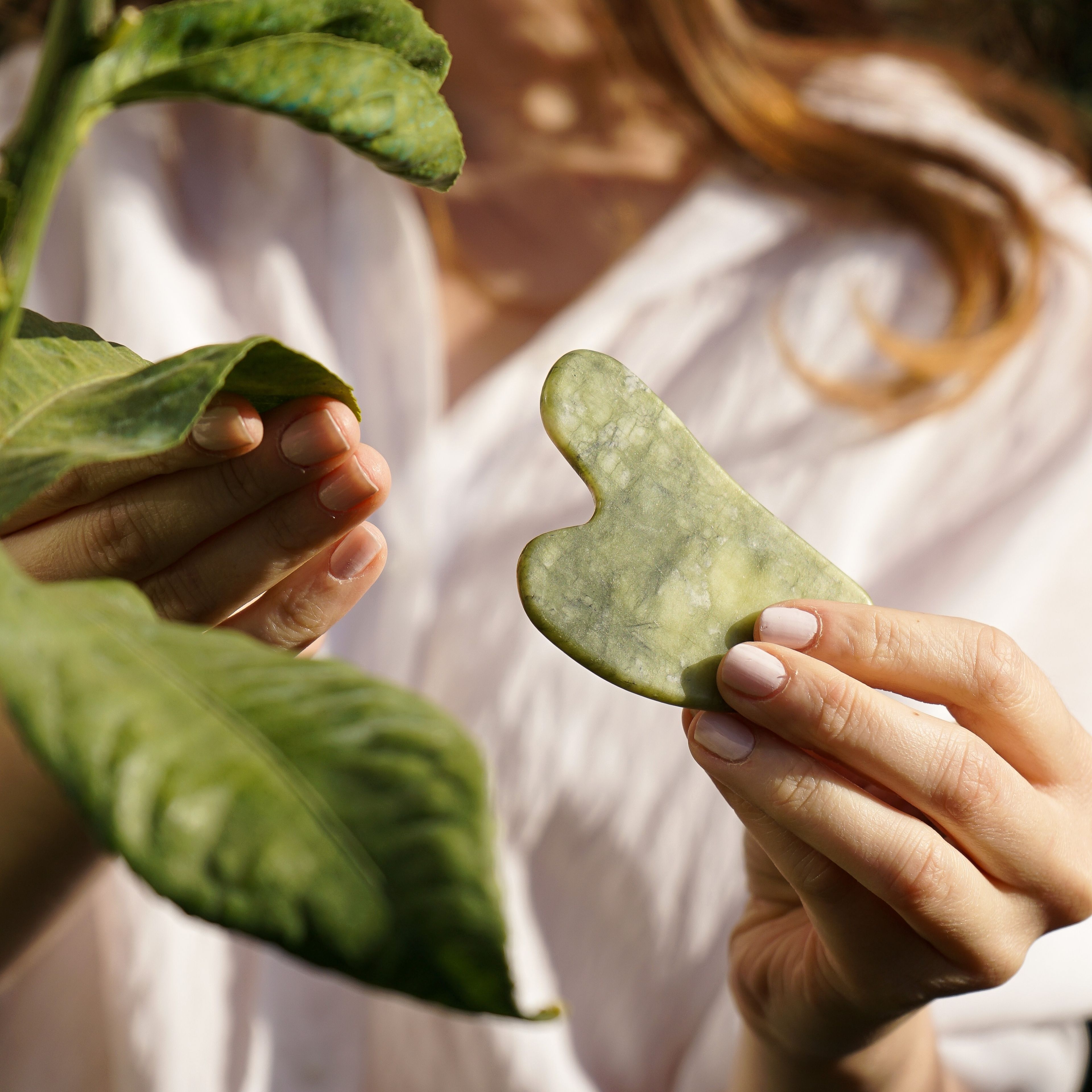 🍃 Kanada Yeşimi Gua Sha