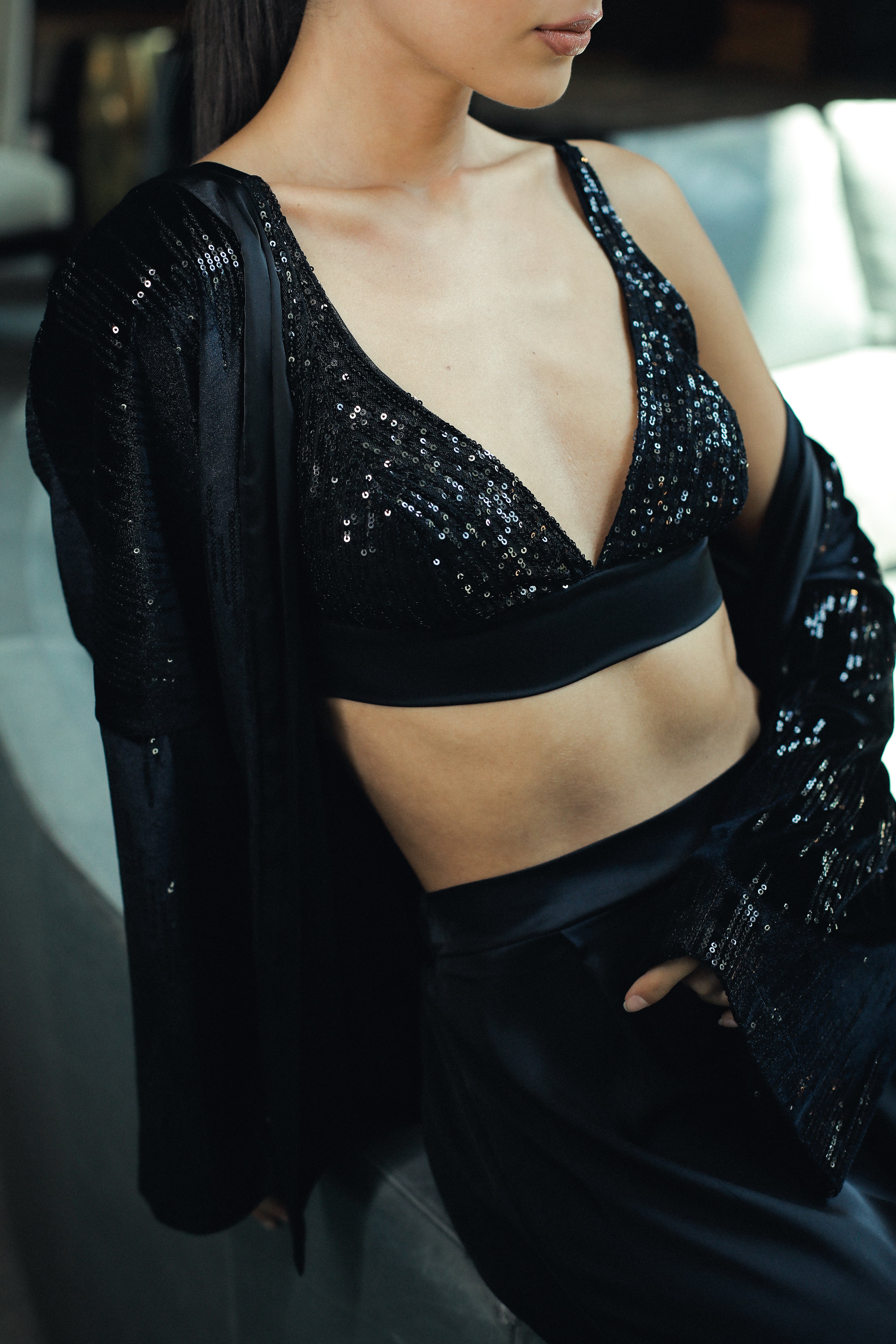 Estella Alt Üst Sabahlık Vegan Takım 1621