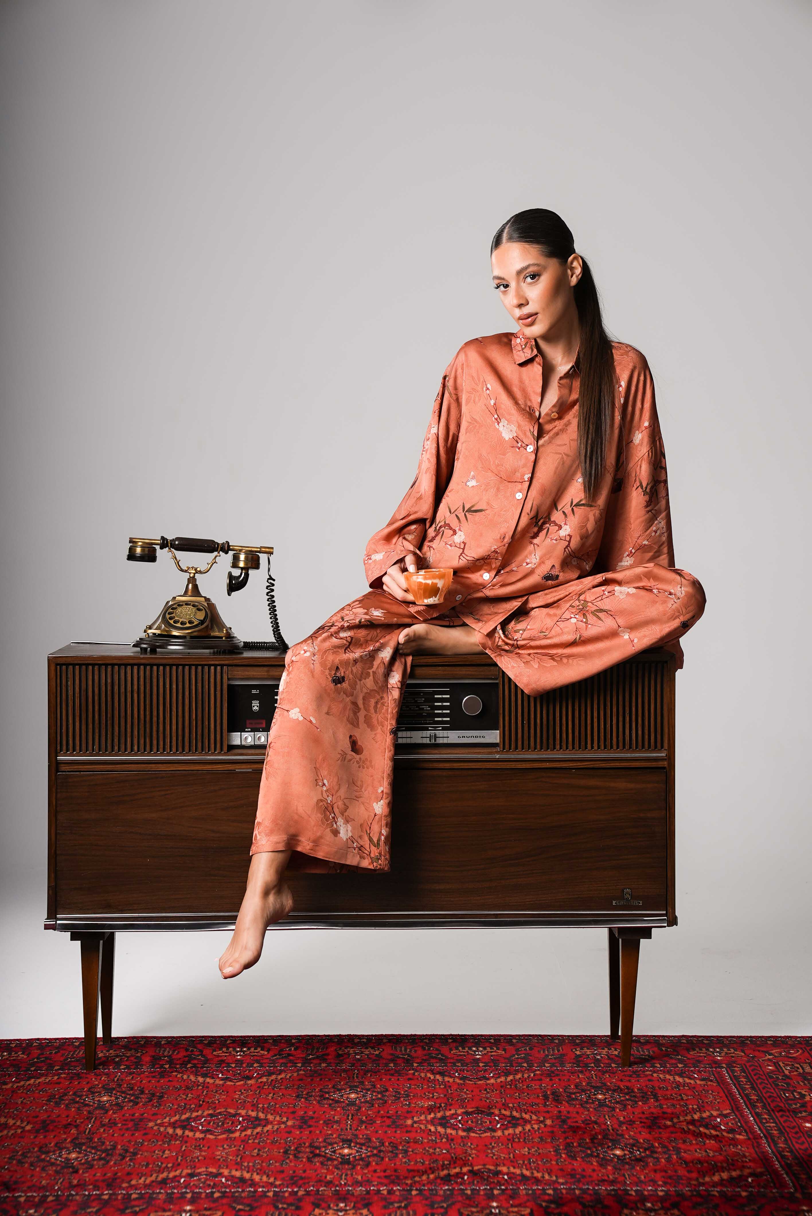 Amandine Alt Üst Takım - Terracotta