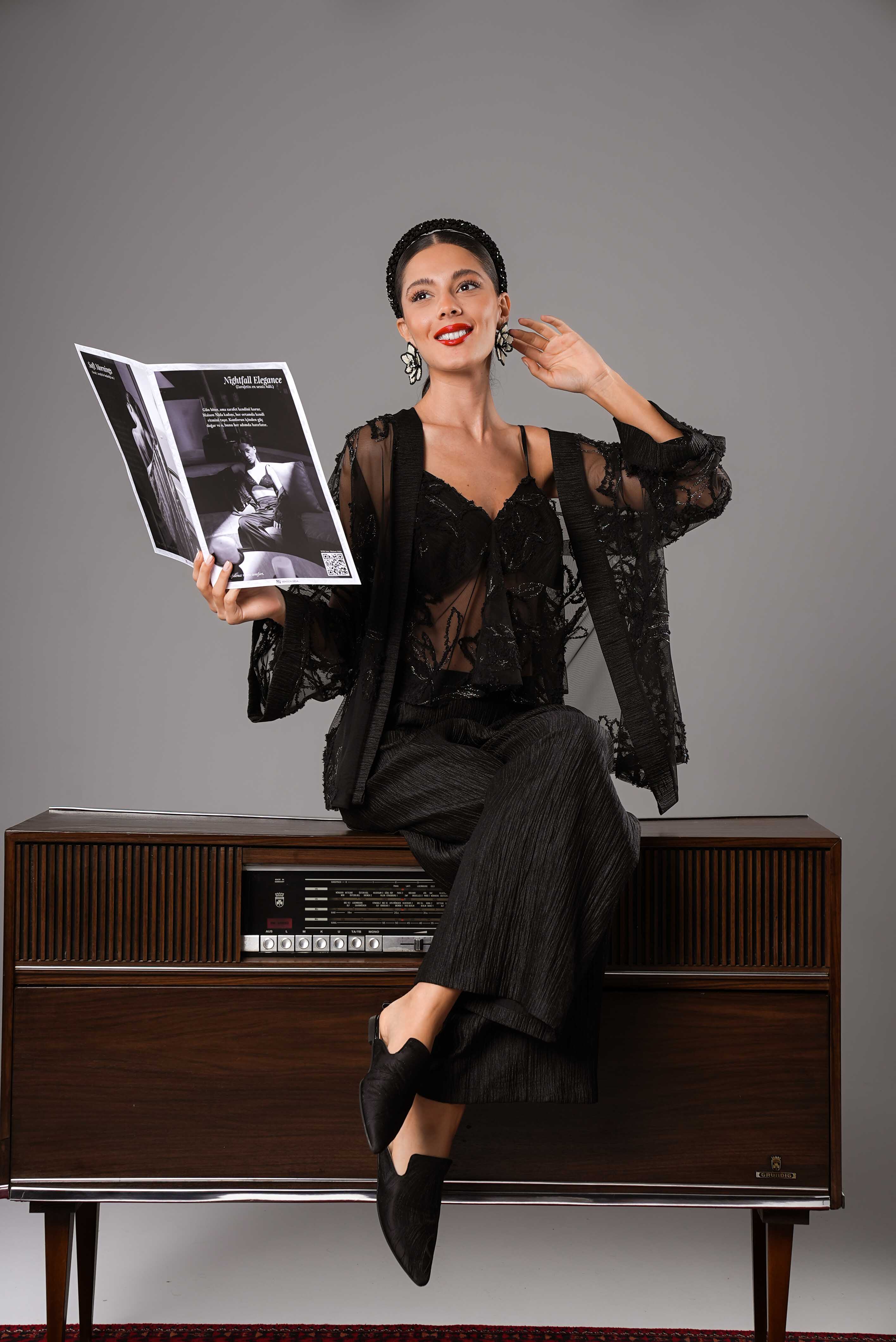 Bonne Nuit Alt Üst Sabahlık Takım